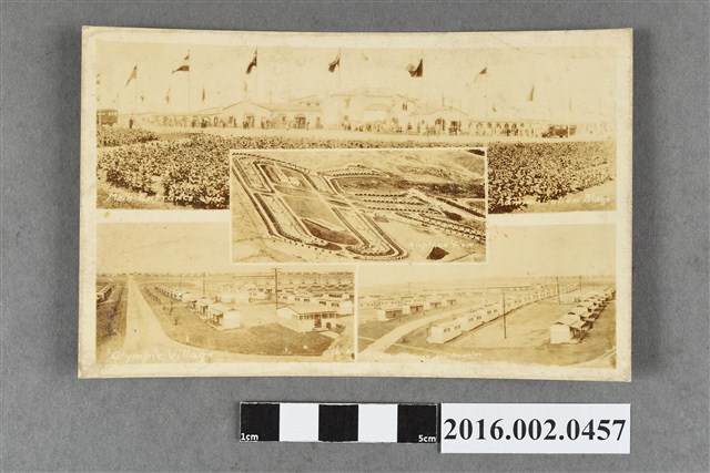 第十屆洛杉磯奧運奧運村之明信片 (共2張)