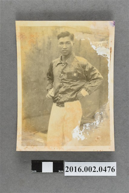 陳英郎身著台灣代表隊制服 (共3張)