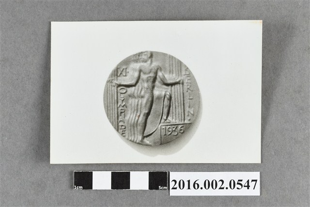 1936年第十一屆柏林奧運會選手章照片 (共2張)