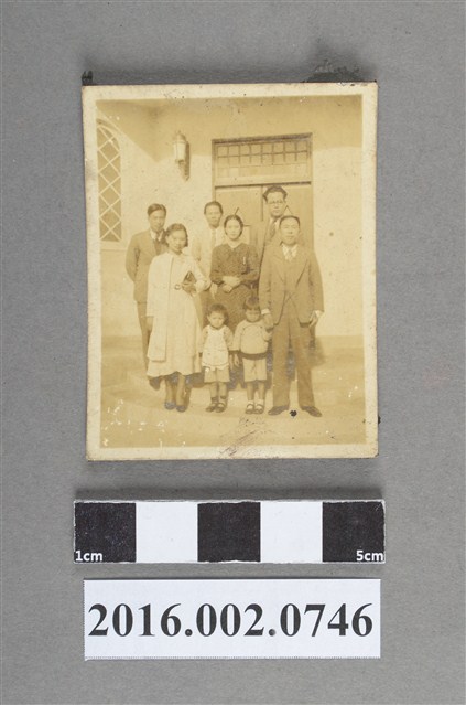 張星賢夫婦與堂兄張星建等人於台中合照 (共3張)