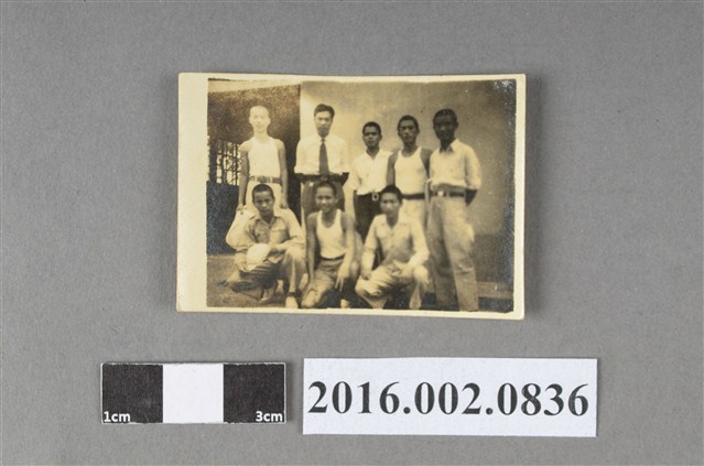 張星賢任職臺中師範學校訓導主任與師生合照 (共2張)