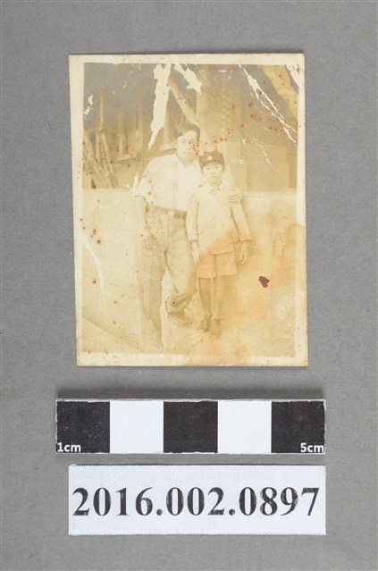 張星賢與小弟張學賢於福州合照 (共2張)