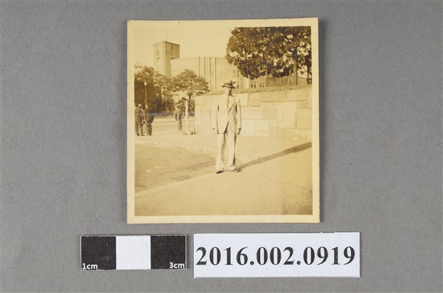 張星賢任職滿鐵時期參加東京神宮體育場舉行的「全日本選拔賽」 (共2張)