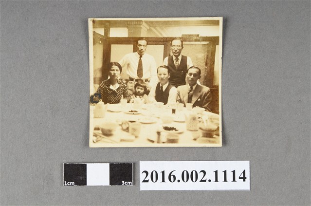 張星賢任職滿鐵時期與友人聚餐合照 (共2張)