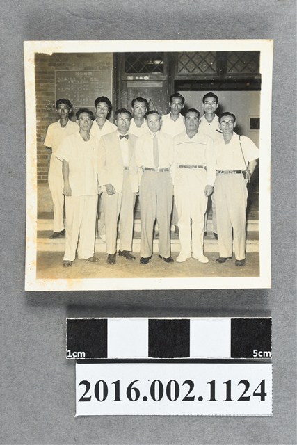 張星賢與織田幹雄、廖漢水等人環島參訪於台南關子嶺合照 (共2張)