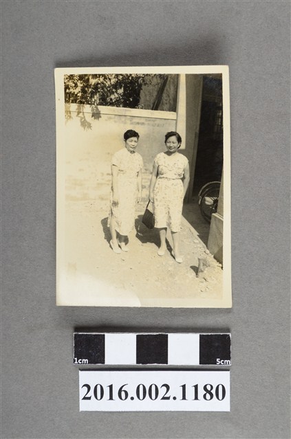 鄭新合與彰化高女同學合照 (共2張)