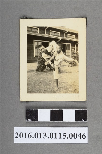 陳文炎柔道對練照 (共3張)