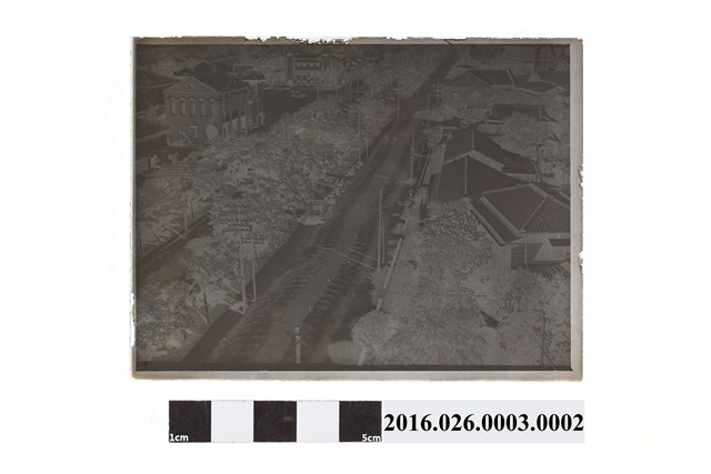 北浦義三翻拍三線道路（臺北市）底片 (共2張)