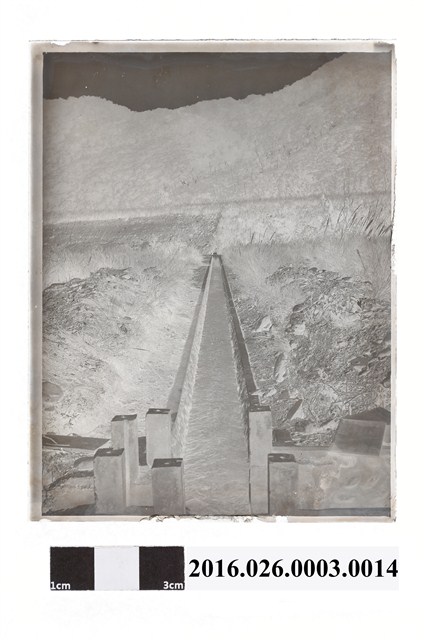 北浦義三拍攝臺東里壠水道排水路底片 (共2張)