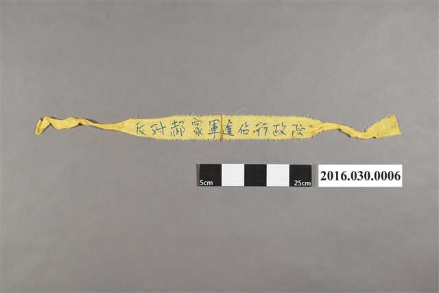 「反對郝家軍進佔行政院」黃色頭巾 (共4張)