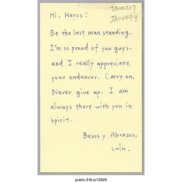 Lulu英文鼓勵卡片  (共1張)