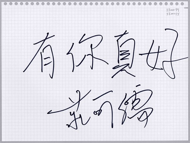 莊可儒「有你真好」活頁紙  (共1張)