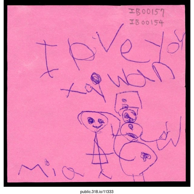 Mia英文鼓勵便利貼 (共1張)