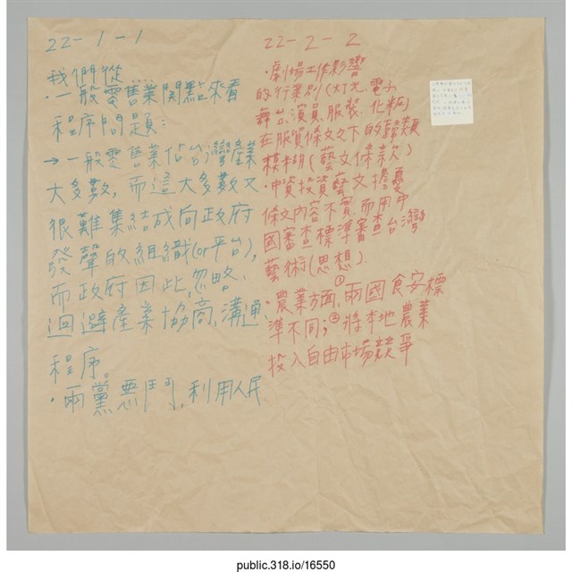 討論用看板 (共1張)