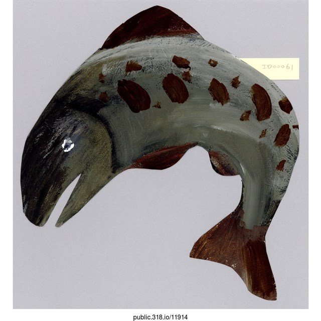 手繪鮭魚繪畫  (共1張)