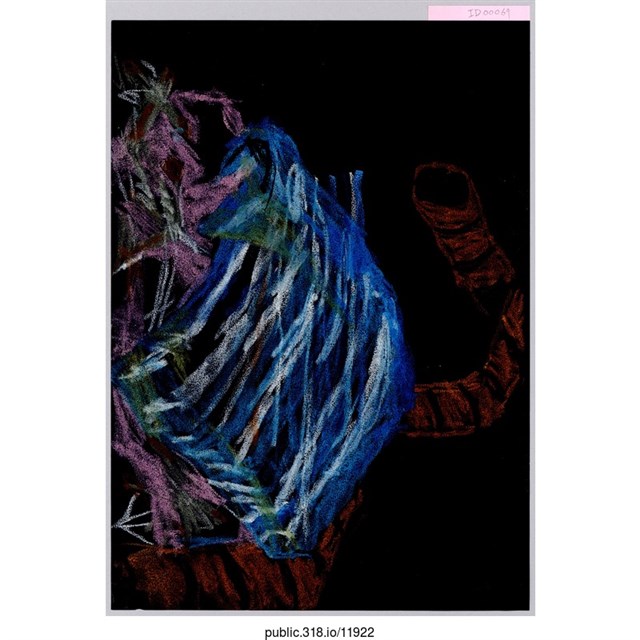 一個黑箱裡有太陽花繪畫  (共2張)