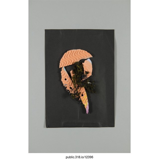 藍白拖鞋底拼貼海報  (共3張)