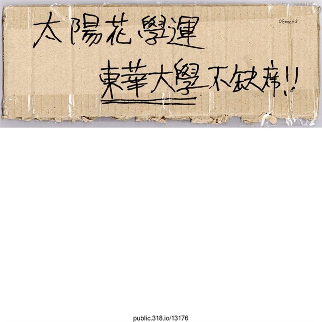 「太陽花學運」標語  (共1張)