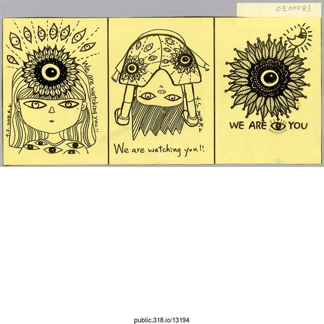 「WE ARE WATCHING YOU！！」繪畫  (共1張)