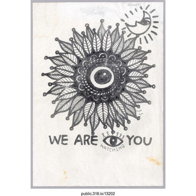 「WE ARE WACHING YOU」繪畫  (共1張)