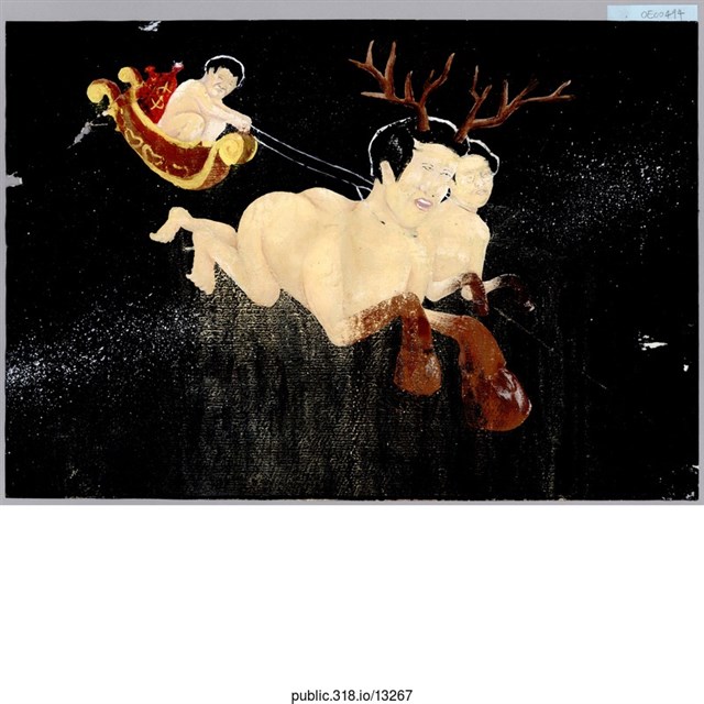 聖誕馬車繪畫  (共1張)