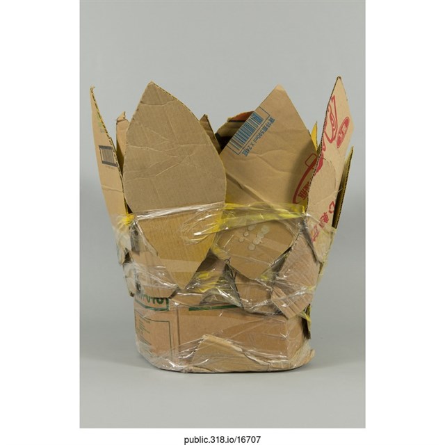 瓦楞紙太陽花裝飾  (共2張)