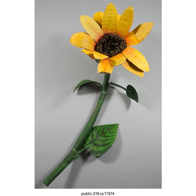 瓦楞紙太陽花裝飾  (共2張)