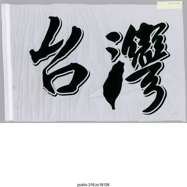 「台灣」布條  (共1張)