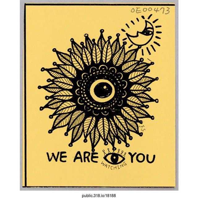 「WE ARE WATCHING YOU」繪畫  (共1張)