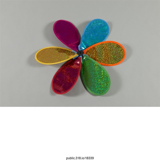 彩色塑膠花瓣裝飾 (共1張)
