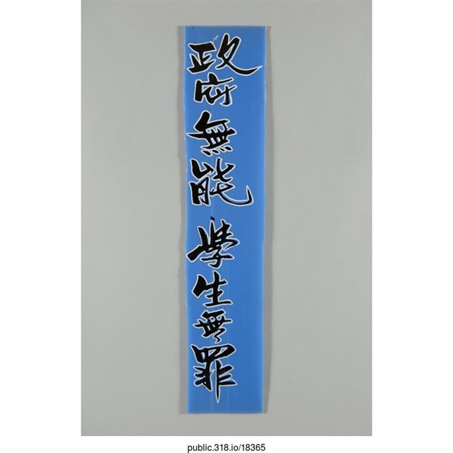 「政府無能」標語  (共1張)