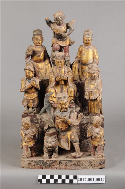 木雕天官魁星趙元帥群像 (共17張)