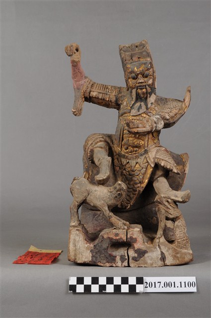 木雕趙元帥像 (共3張)