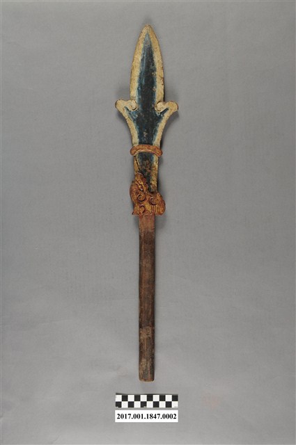 木雕三尖兩刃刀 (共4張)