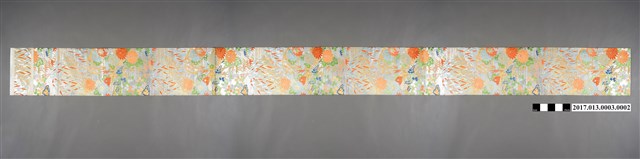 菊花竹葉紋女子和服腰帶 (共2張)