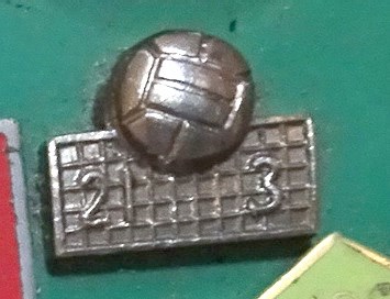 銀色手球紀念徽章 (共4張)