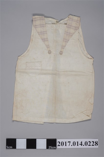 女童白色連身背心裙 (共2張)