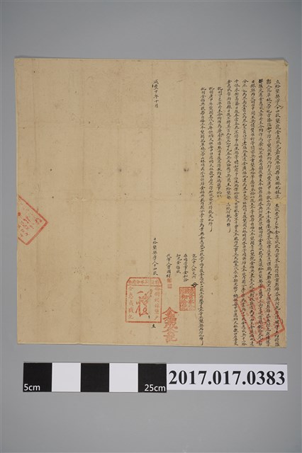 金惠成立給墾契字 (共2張)