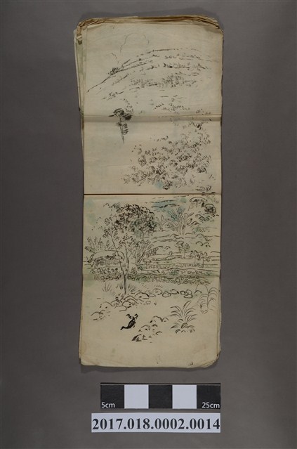 古城江觀繪《臺灣山林》 (共3張)