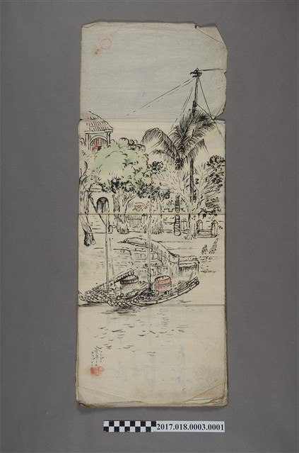 古城江觀繪《臺灣安平》 (共3張)