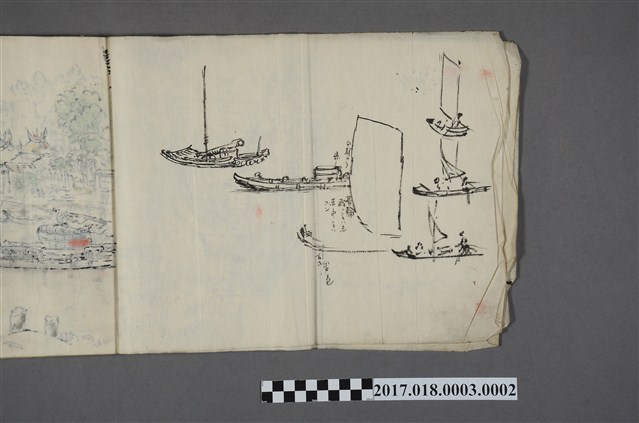 古城江觀繪《臺灣帆船》 (共2張)