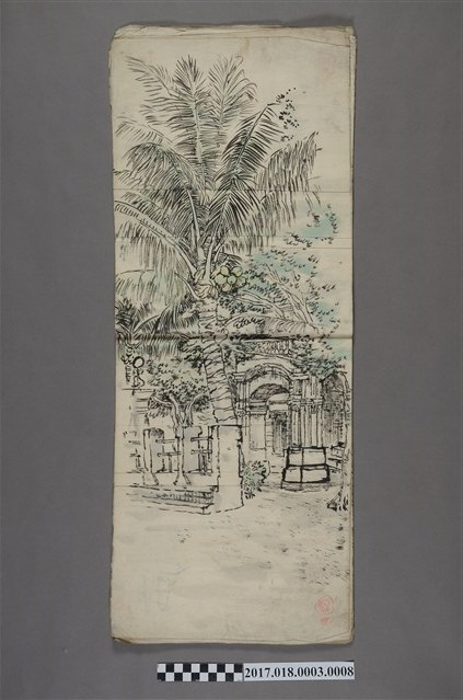 古城江觀繪《臺灣西式建築》 (共3張)