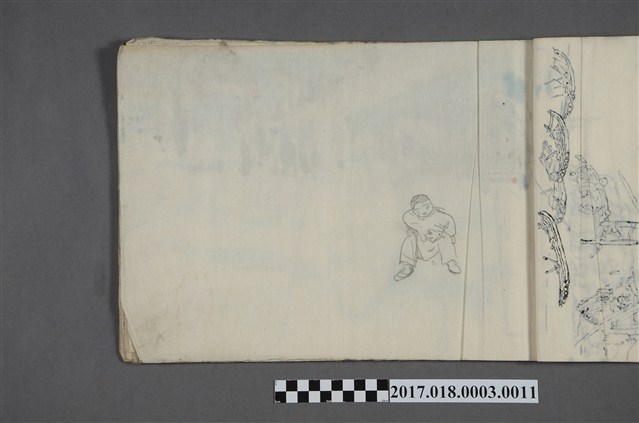 古城江觀繪《人物素描》 (共2張)