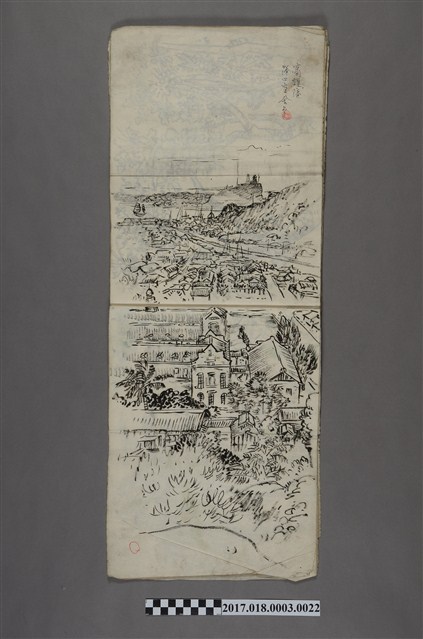 古城江觀繪《高雄港》 (共3張)