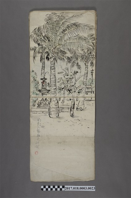 古城江觀繪《屏東糖廠》 (共3張)