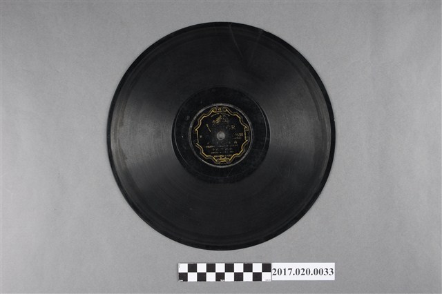 勝利唱片出品編號J-54638日語歌曲《臺灣姑娘、南國小夜曲》蟲膠唱片 (共2張)