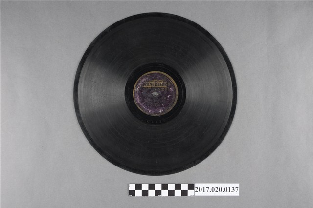 日蓄東洋出品編號「台特4036、4037」戲曲《妻子送夫》蟲膠唱片 (共2張)