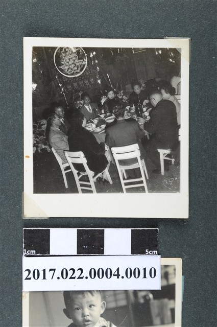 謝招治與鄭漢婚宴主桌照 (共2張)