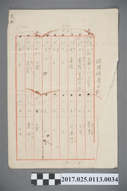 〈經理檢查日程表〉 (共2張)