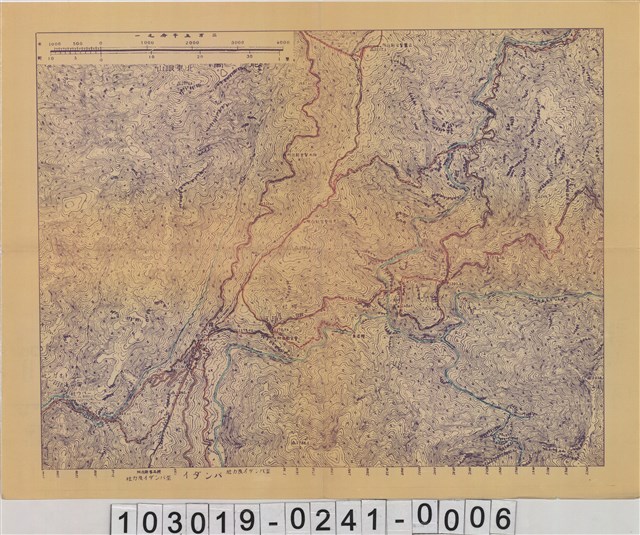 〈2萬5千分之1八代地形圖〉 (共5張)